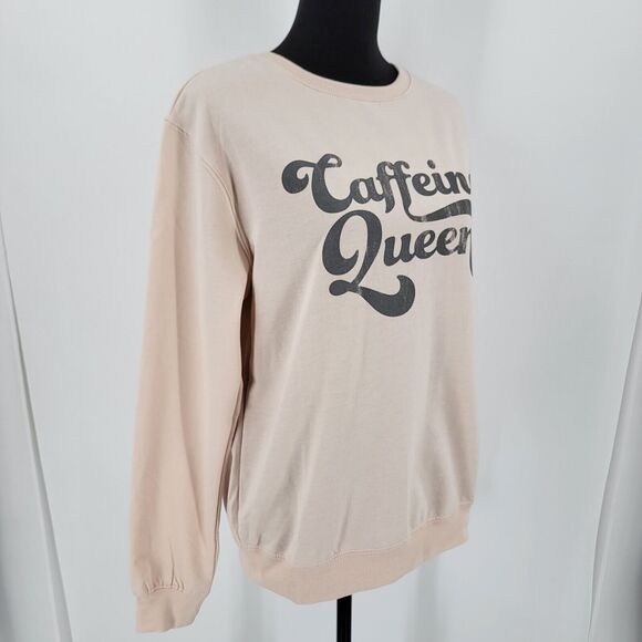 Cold Crush Sweatshirt Juniors Large Caffeine Queen Soft Fleece Pullover NEW - Picture 4 of 9